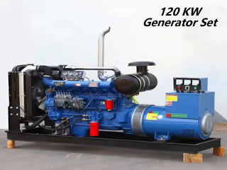 SmartGen Controller 120kw Diesel Generator 1800 RPM For Backup Power Supply